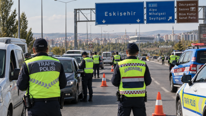 Eskişehir'de 1 haftada 6 bin 133 sürücüye trafik cezası